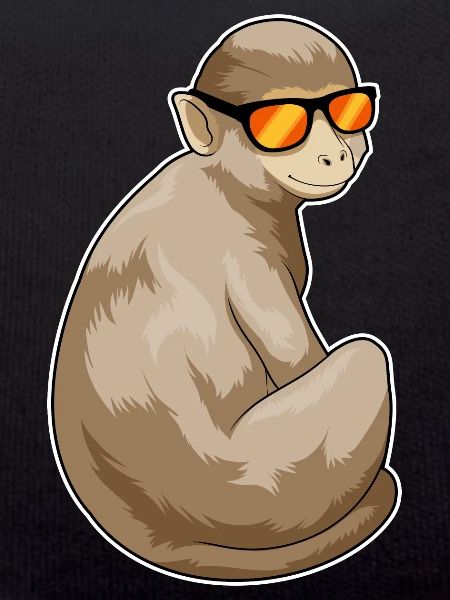 Affe Sonnenbrille