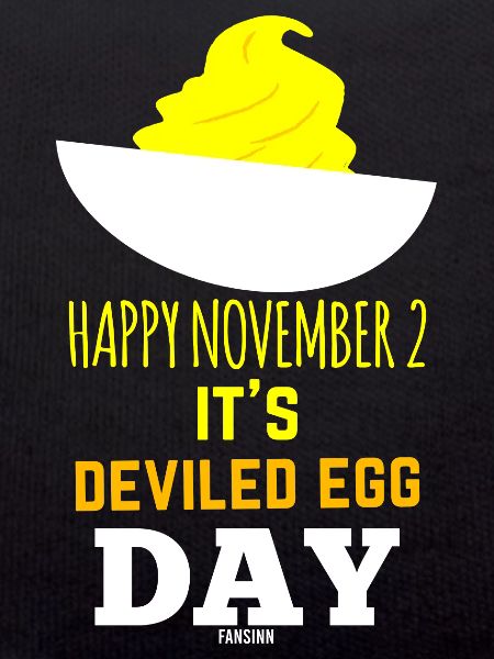 November Stuffed Eggs Day
