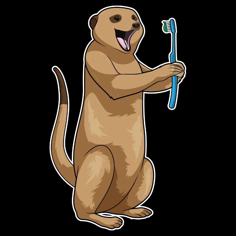 Erdmännchen Zahnbürste