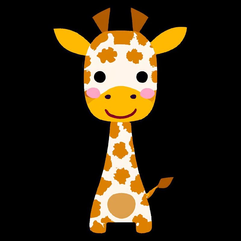 Mignonne girafe kawaii