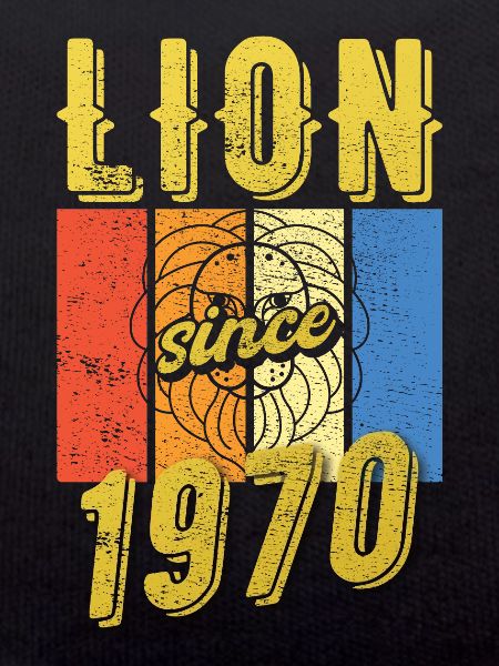 Léo 1970 Zodiac Cadeau d’anniversaire
