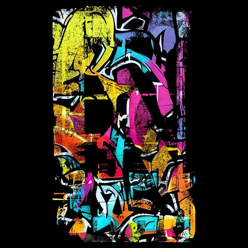 Graffiti style Splash hip hop couleurs peintre couleur