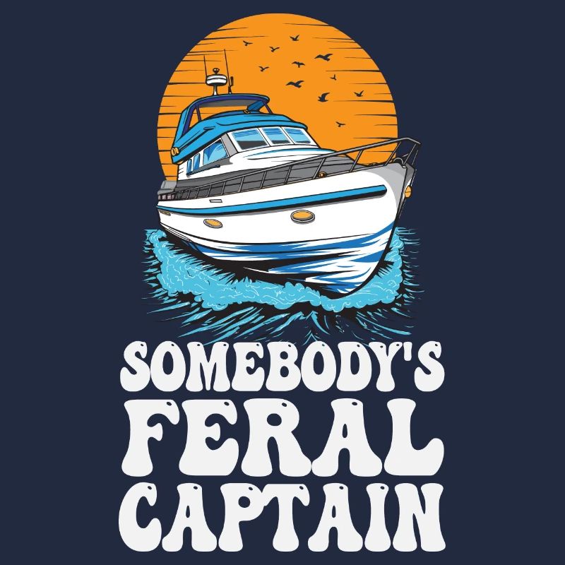 Somebody's Feral Captain Grumpy Pontoon King