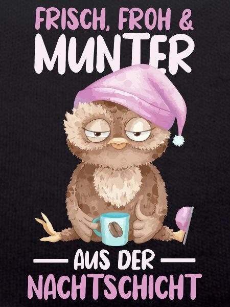 Eule Nachtschicht Schichtarbeiter