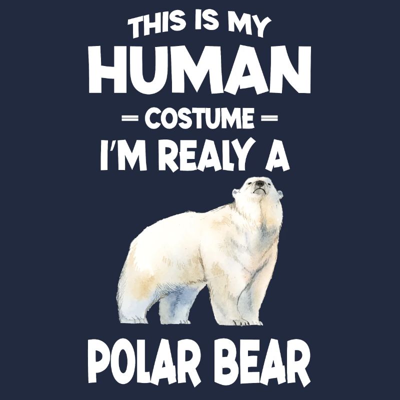 Das ist mein menschliches Kostüm Ich bin wirklich ein Eisbär