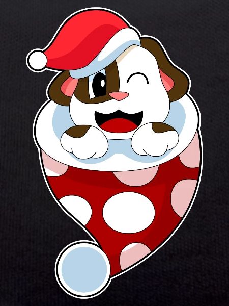 Dog Christmas Christmas Sock