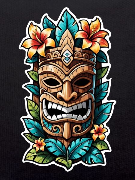 Tiki Beach - Polynesia Statue