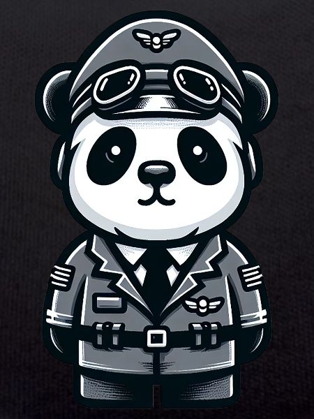 Cute Panda Pilot