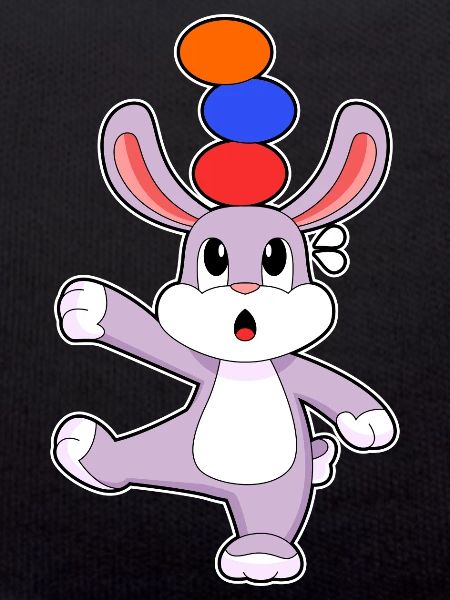 Bunny Easter Dancing