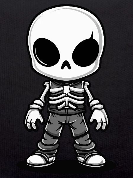 Skeleton Comic Halloween