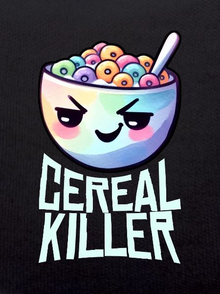 Cereal Killer Breakfast Pun