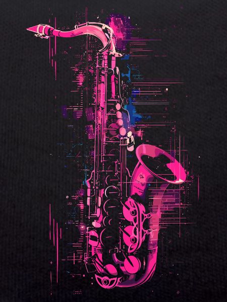 Graphisme pour saxophone