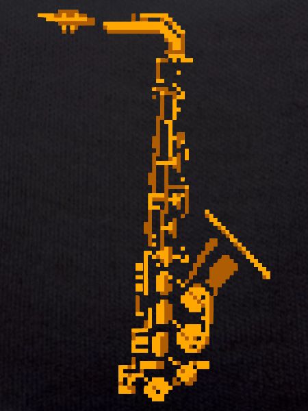 Saxophone Pixel Art