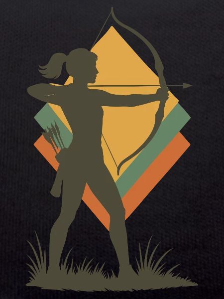Bogenschießen Bogen Ziel Bogenschütze Silhouette