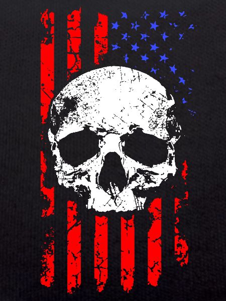 American Flag Skull