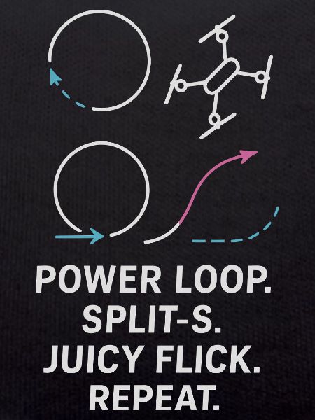 Power Loop Split-S Juicy Flick Repeat