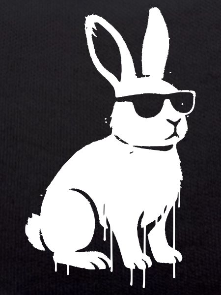 Bunny Graffiti Streetwear Vector