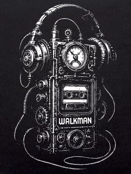 Walkman steampunk rétro