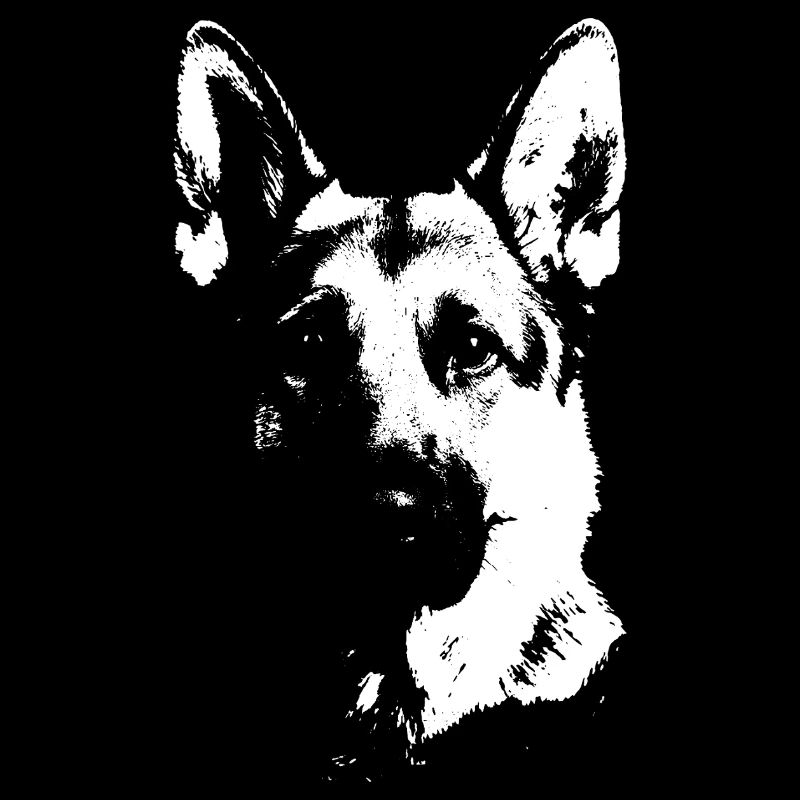 German Shepherd T-shirt – loyal dog protector