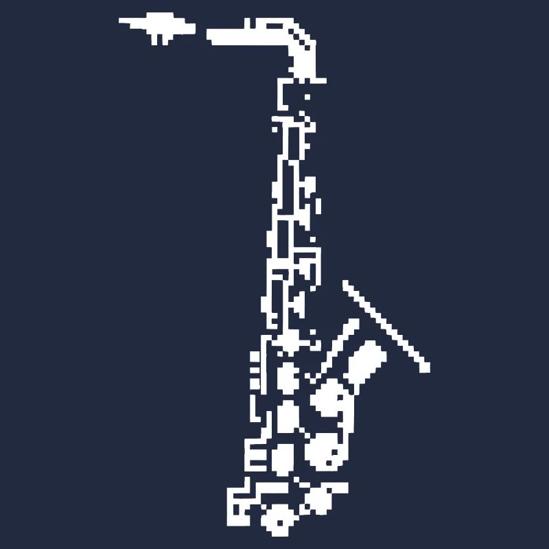 Saxophone Pixel Art