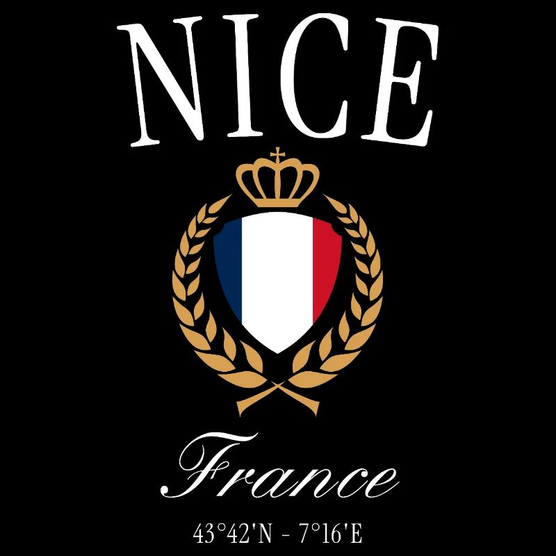 Nizza Frankreich Wappen Krone – Reise Souvenir