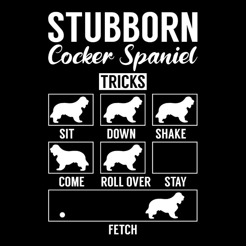 Cocker têtus Spaniel Ticks Propriétaire de chien