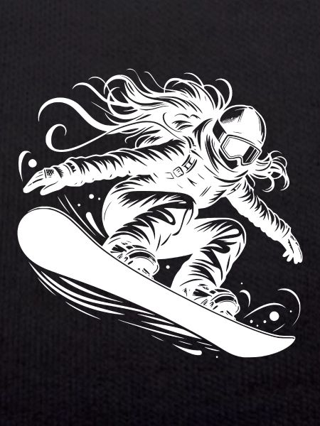 Snowboarder dynamique en action saut