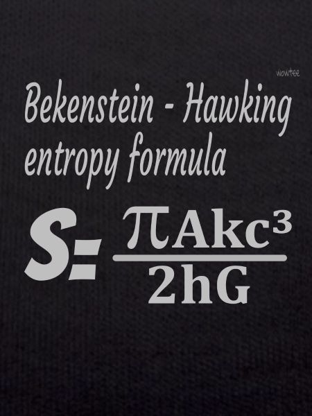 Bekenstein-Hawking entropy formula
