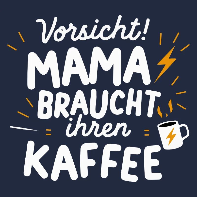 Mama Kaffee Warnung Muttertag Geburtstag Lustig