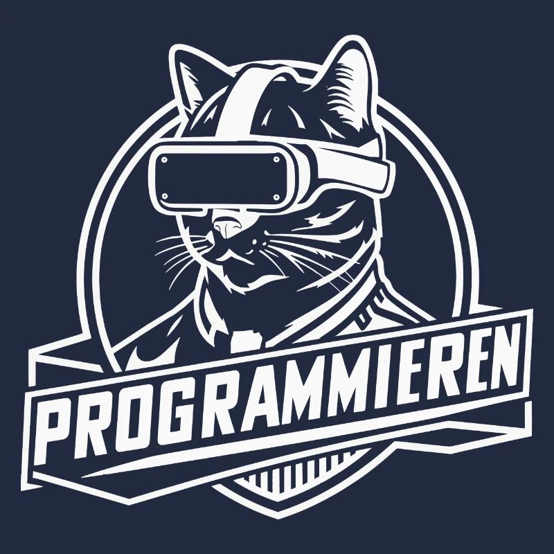 Coder-Katze Lustig Programmieren Geek Geschenk