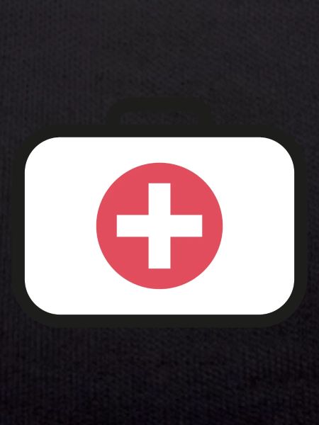 First aid medicine suitcase