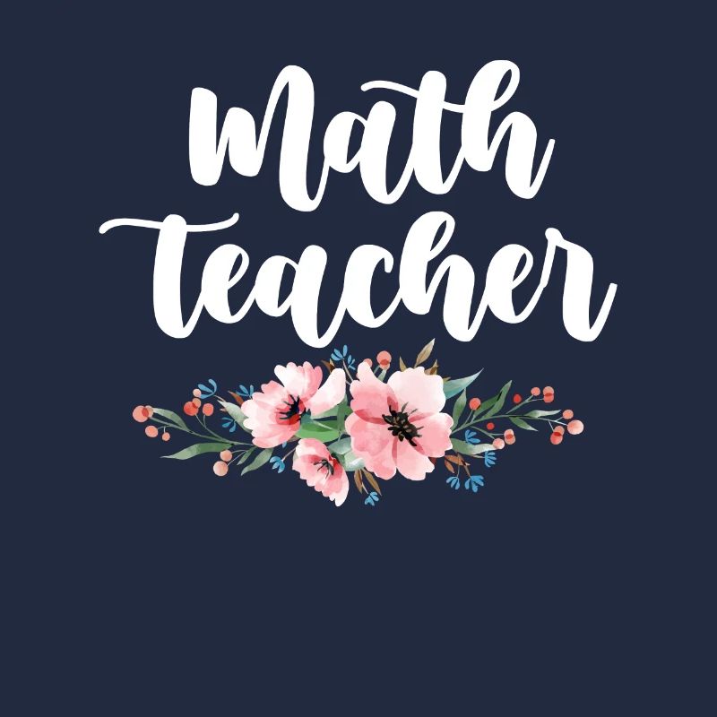 Floral Math Teacher Cute Math Teaching