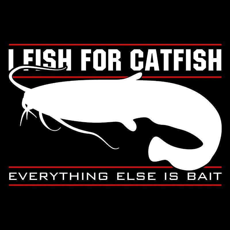 Je pêche le poisson-chat - tout le reste est un appât