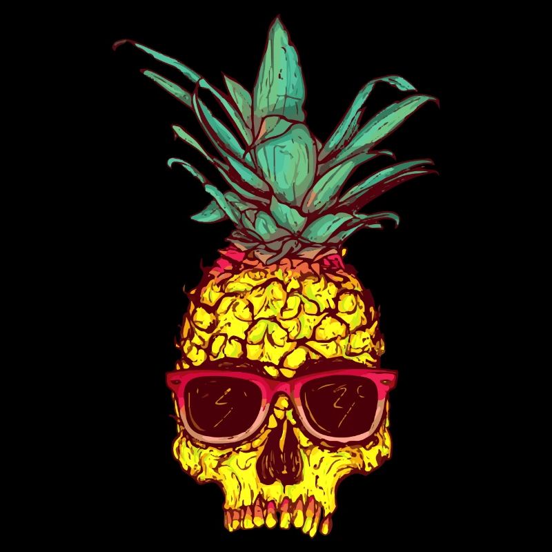 Pineapple skull
