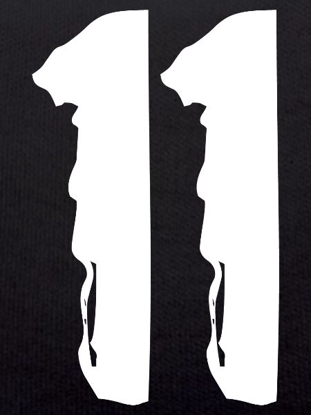 11 Zahl Trikot