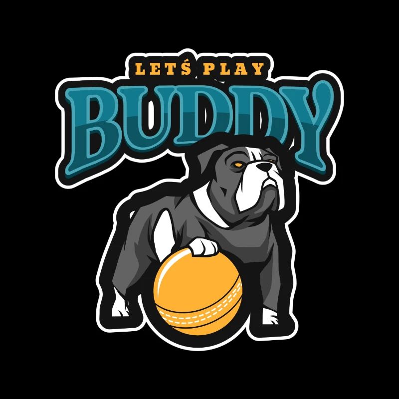 Süßer Baseball Hund Geschenk Hunde und Baseball