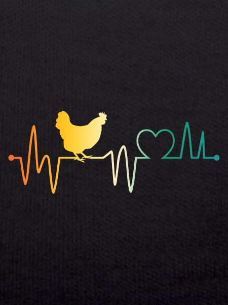 Chickens heartbeat hen
