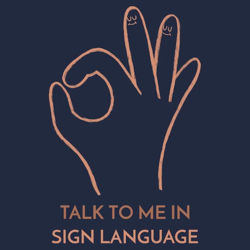 Sprechen Sie mit mir in Gebärdensprache