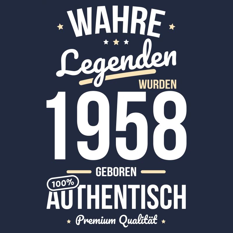 65. Geburtstag - Legenden wurden 1958