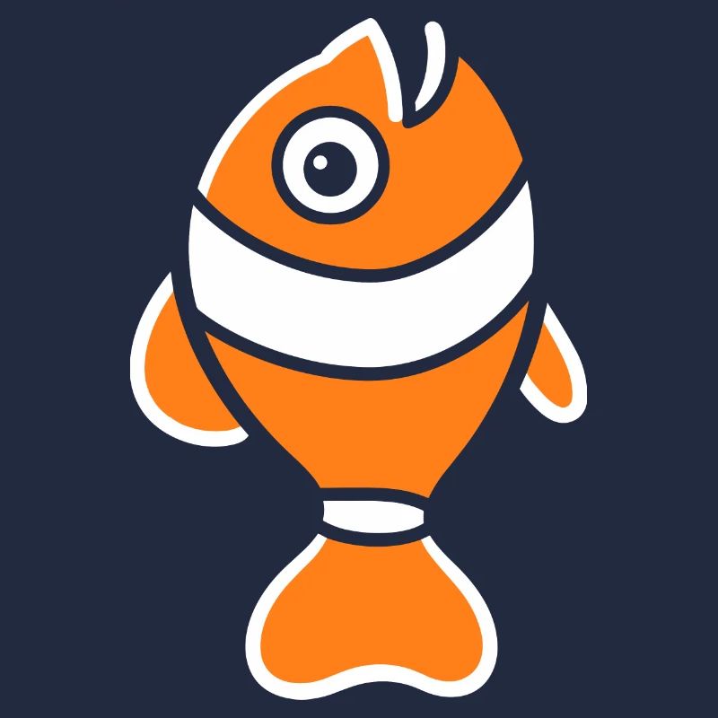 Humor Kleiner Clownfisch