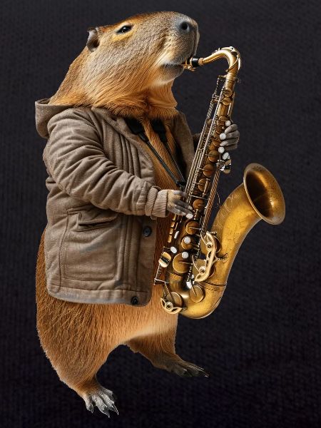 Capybara Saxophone