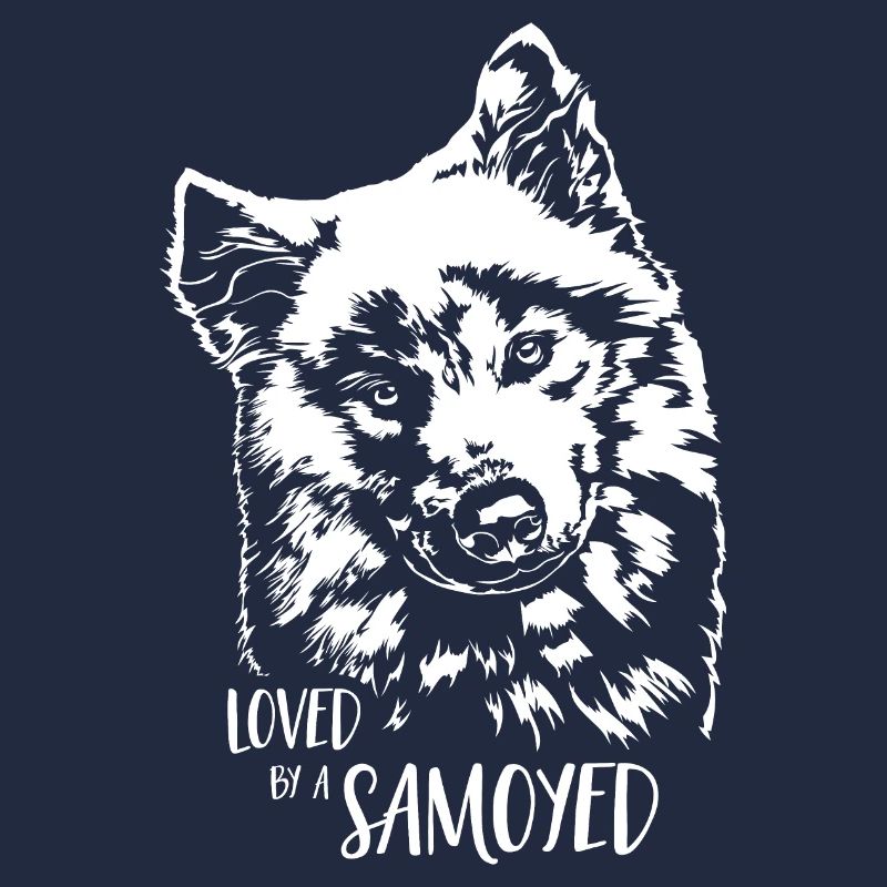 Loved by a Samoyed Dogs Samoyed Dog Saying