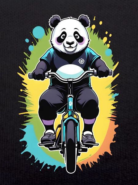 Panda Cyclist