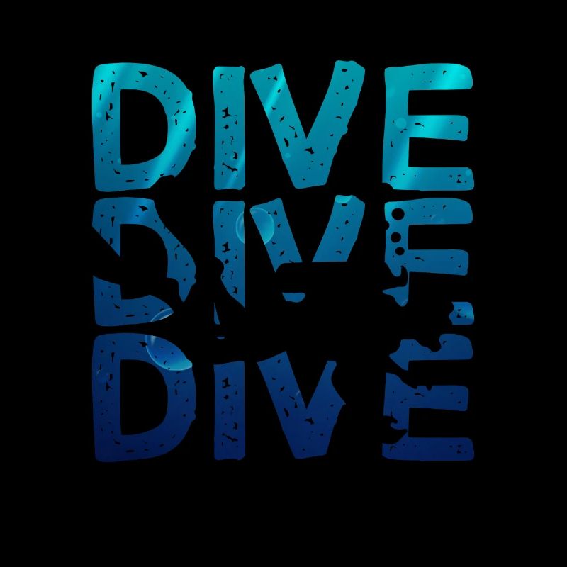 Diver diving the sea