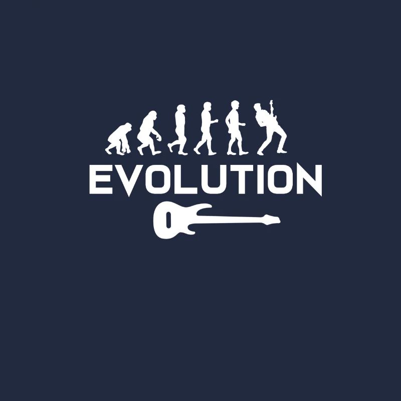 Guitar Musical Instrument Gift · Evolution