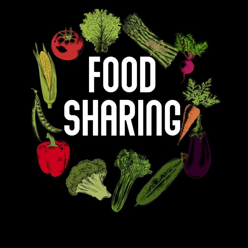 Foodsharing broccoli pepper tomato cucumber gift