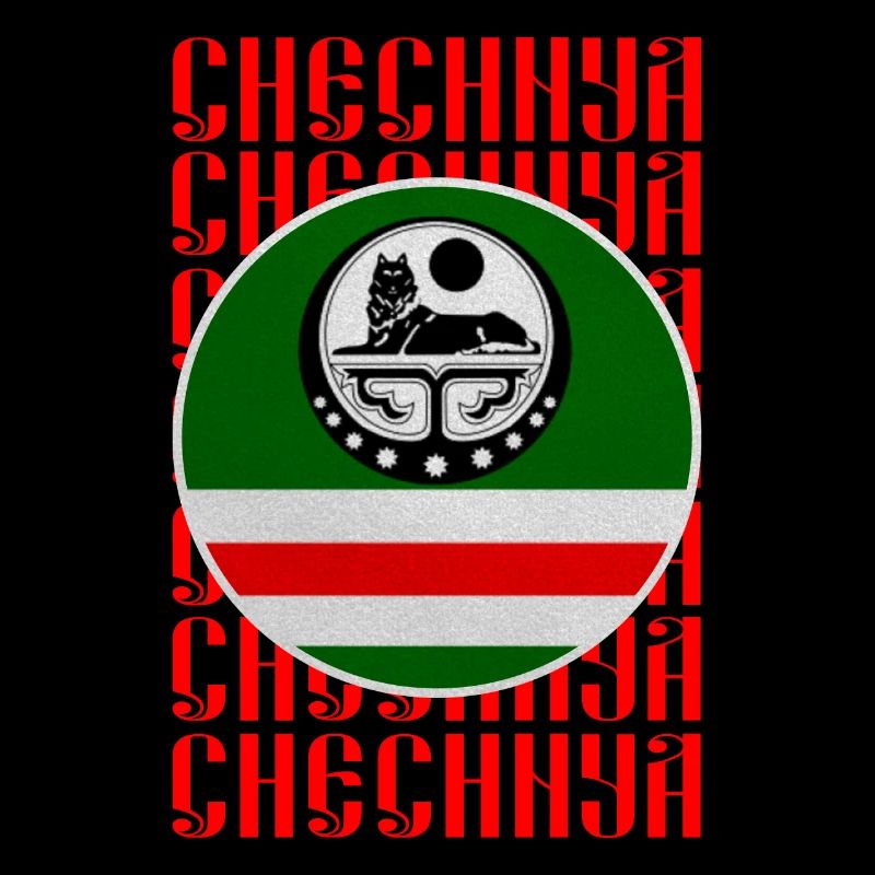 Chechnya Flag, Chechen Borz Gear, Chechen Wolf
