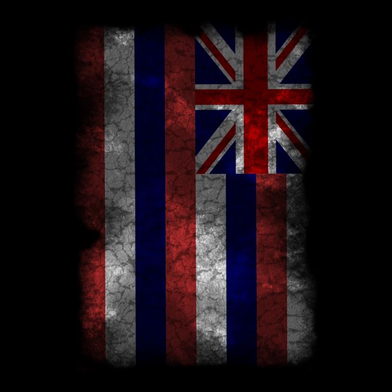 Drapeau d'Hawaï. Maui Hawaii. Drapeau hawaïen