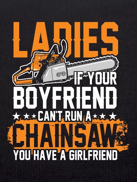 Running chainsaw