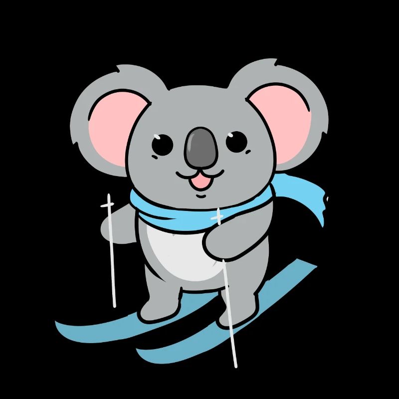 Koala-Skifahren